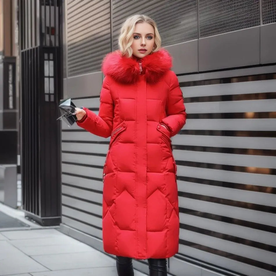 Doudoune Longue Femme & Manteau Hiver Chaud