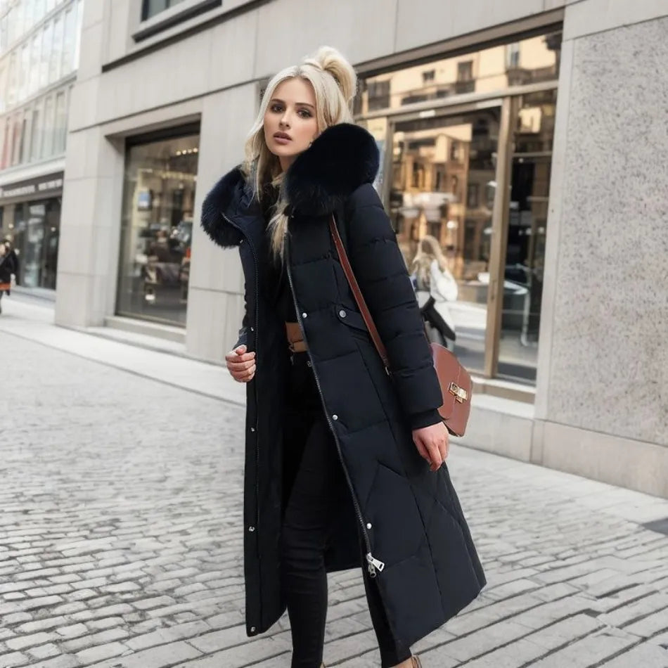 Doudoune Longue Femme & Manteau Hiver Chaud
