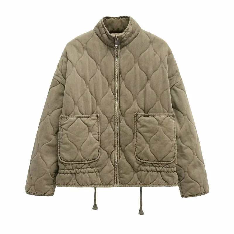 Veste Féminine Élégante au Design Épuré & Détails de Poches