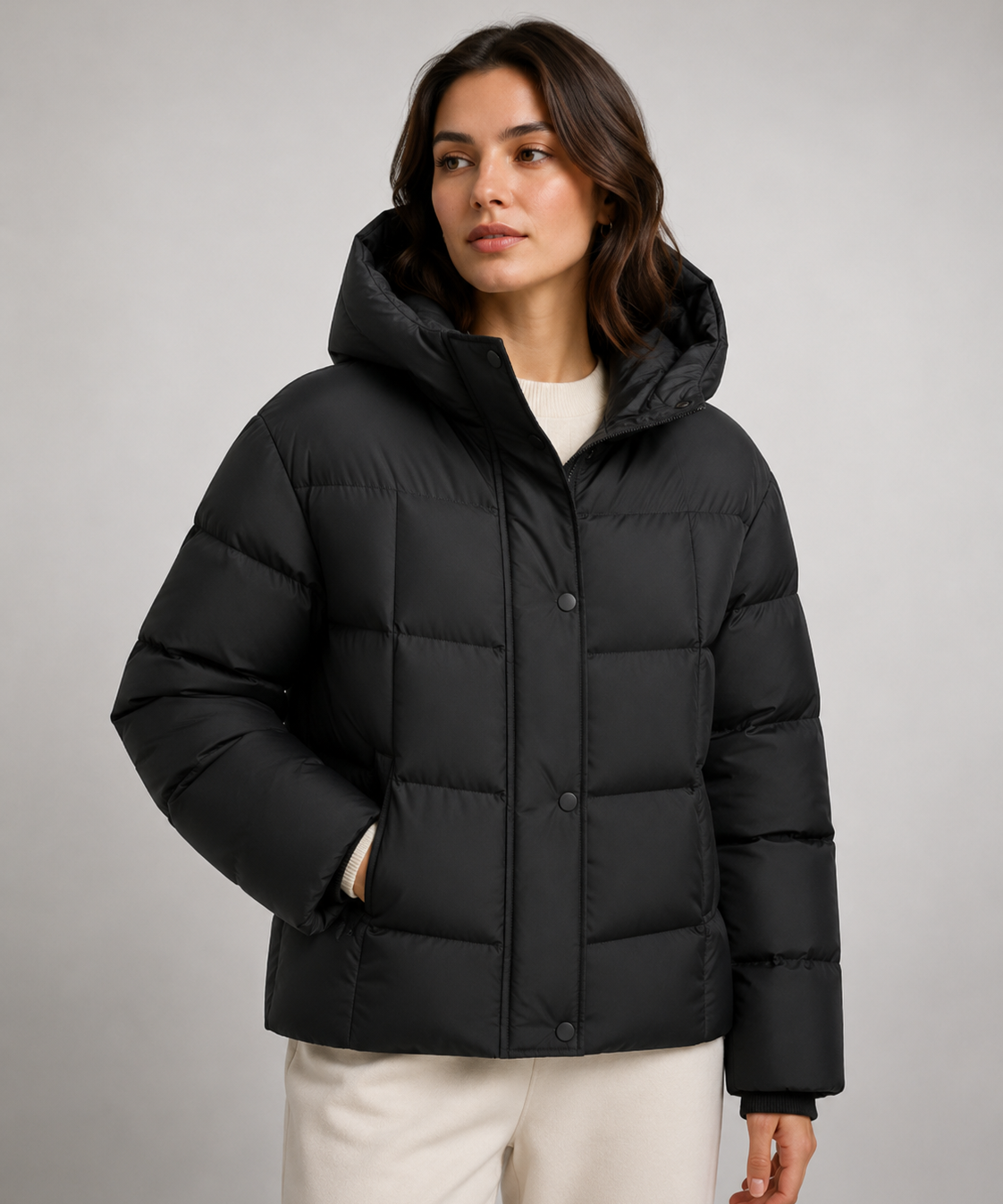 Doudoune Femme – Imperméable, Mi-longue, Confort Hivernal
