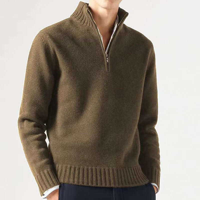 Pull-over à zip pour hommes