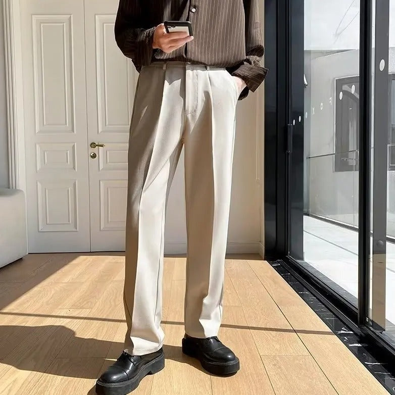 Pantalon Ajusté Sur Mesure avec Allure Old Money