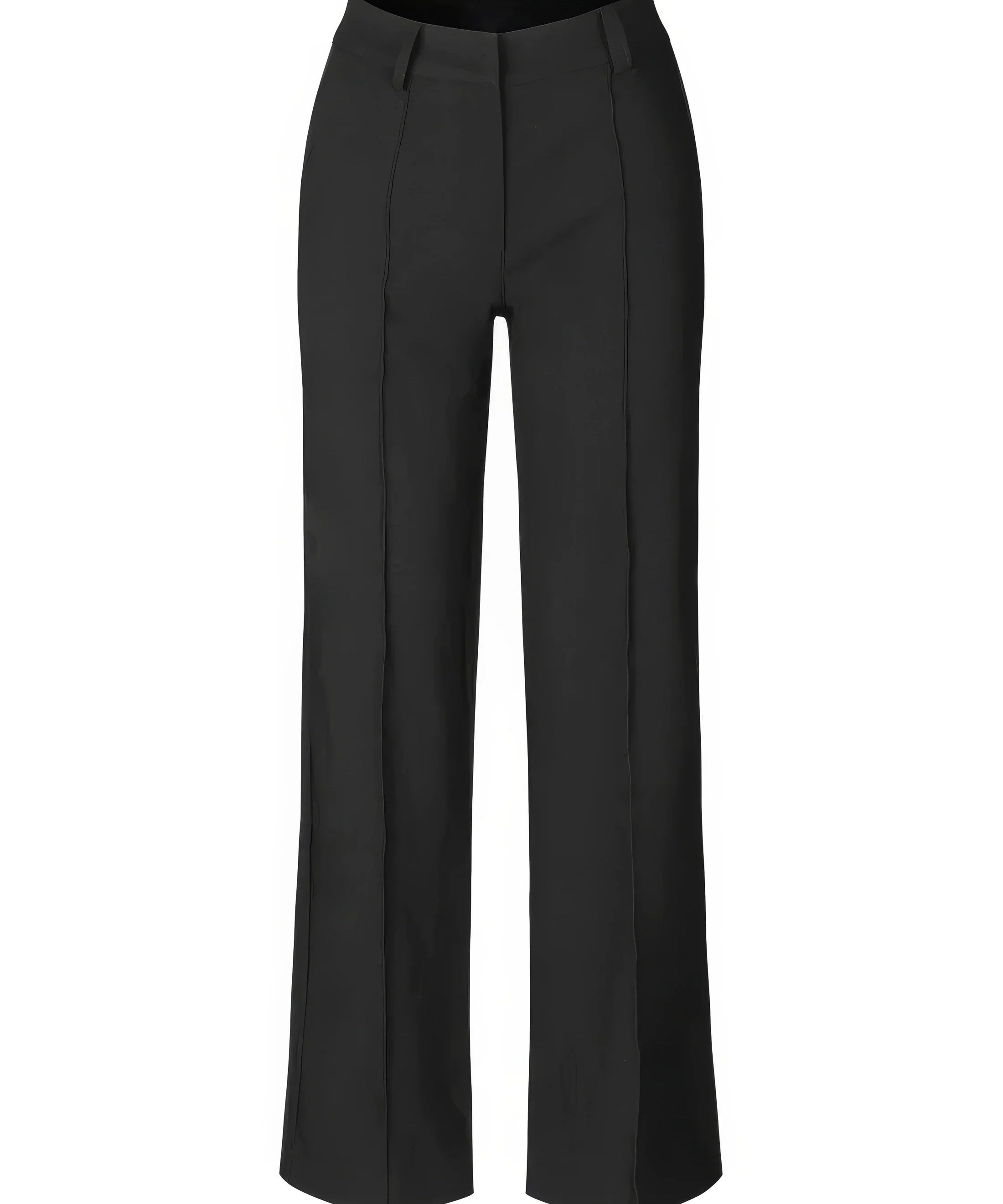 Pantalon Élegant à Taille Haute et Jambe Large