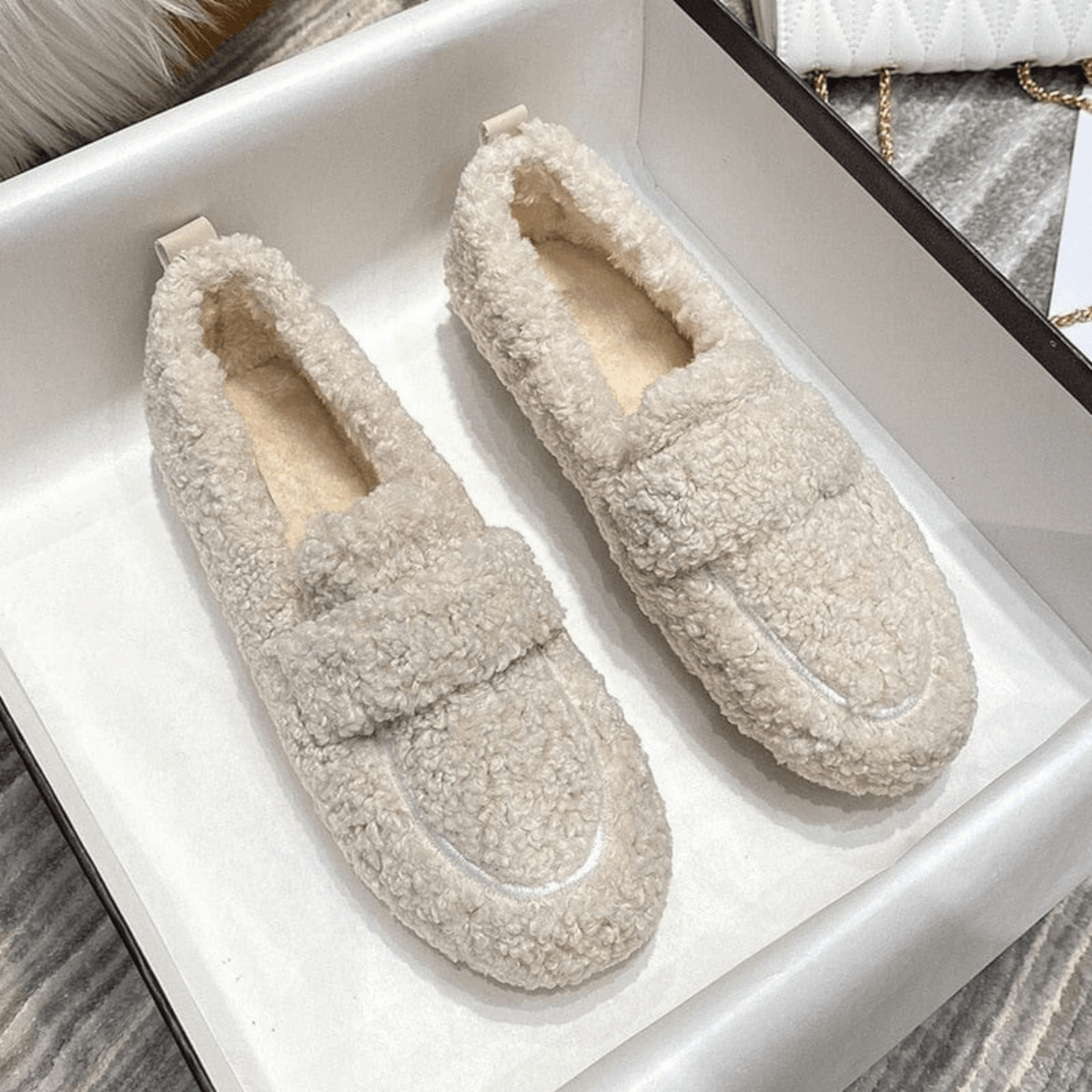 Chaussons d’Hiver Chics et Confortables