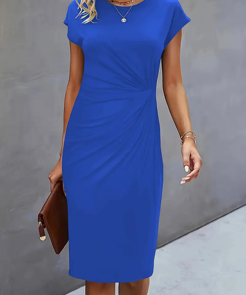 Robe Midi Intemporelle avec Silhouette Flatteuse