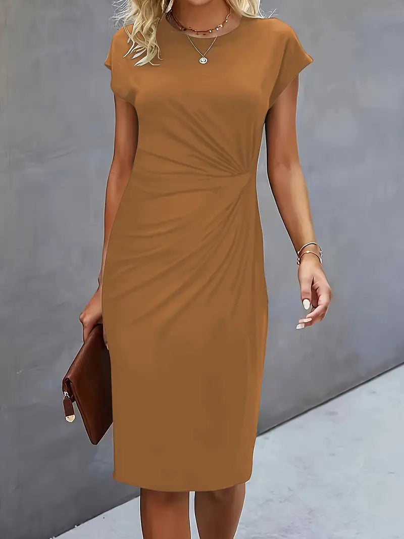 Robe Midi Intemporelle avec Silhouette Flatteuse
