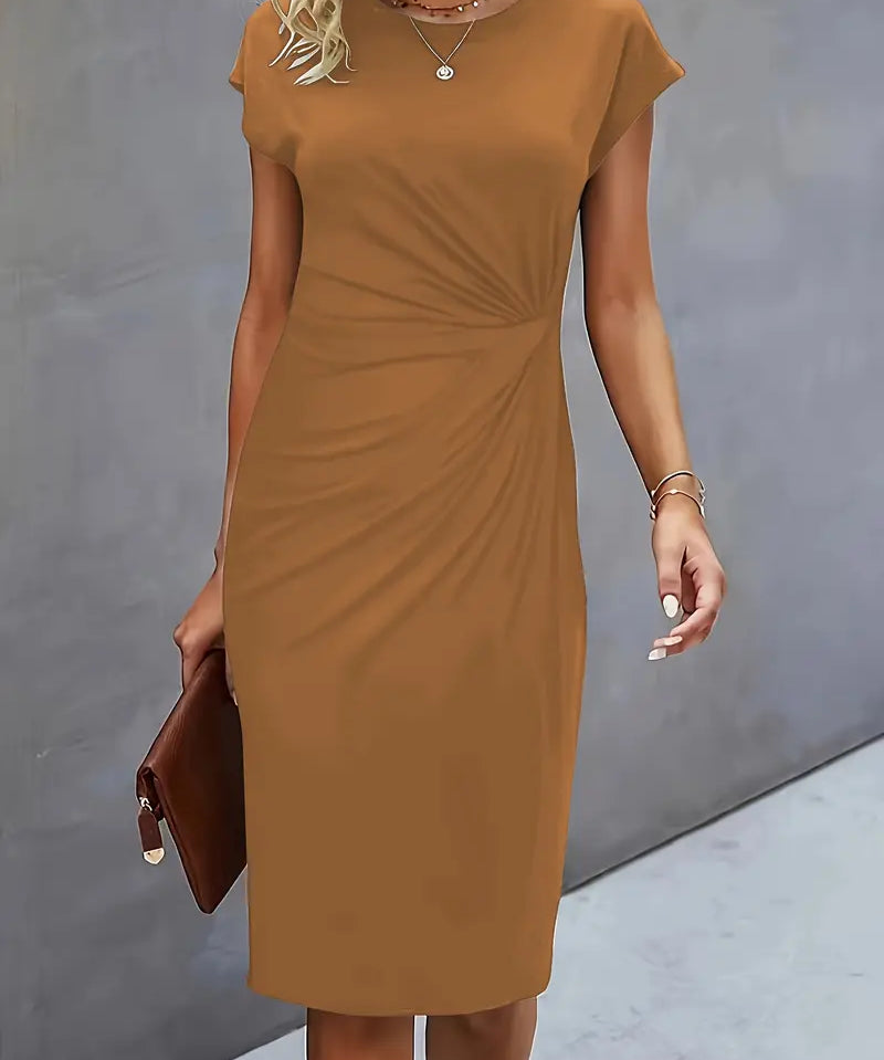 Robe Midi Intemporelle avec Silhouette Flatteuse