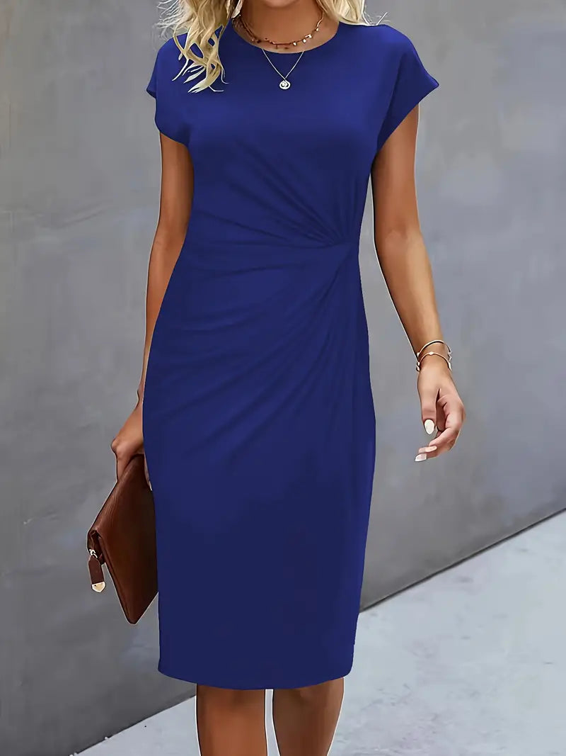 Robe Midi Intemporelle avec Silhouette Flatteuse