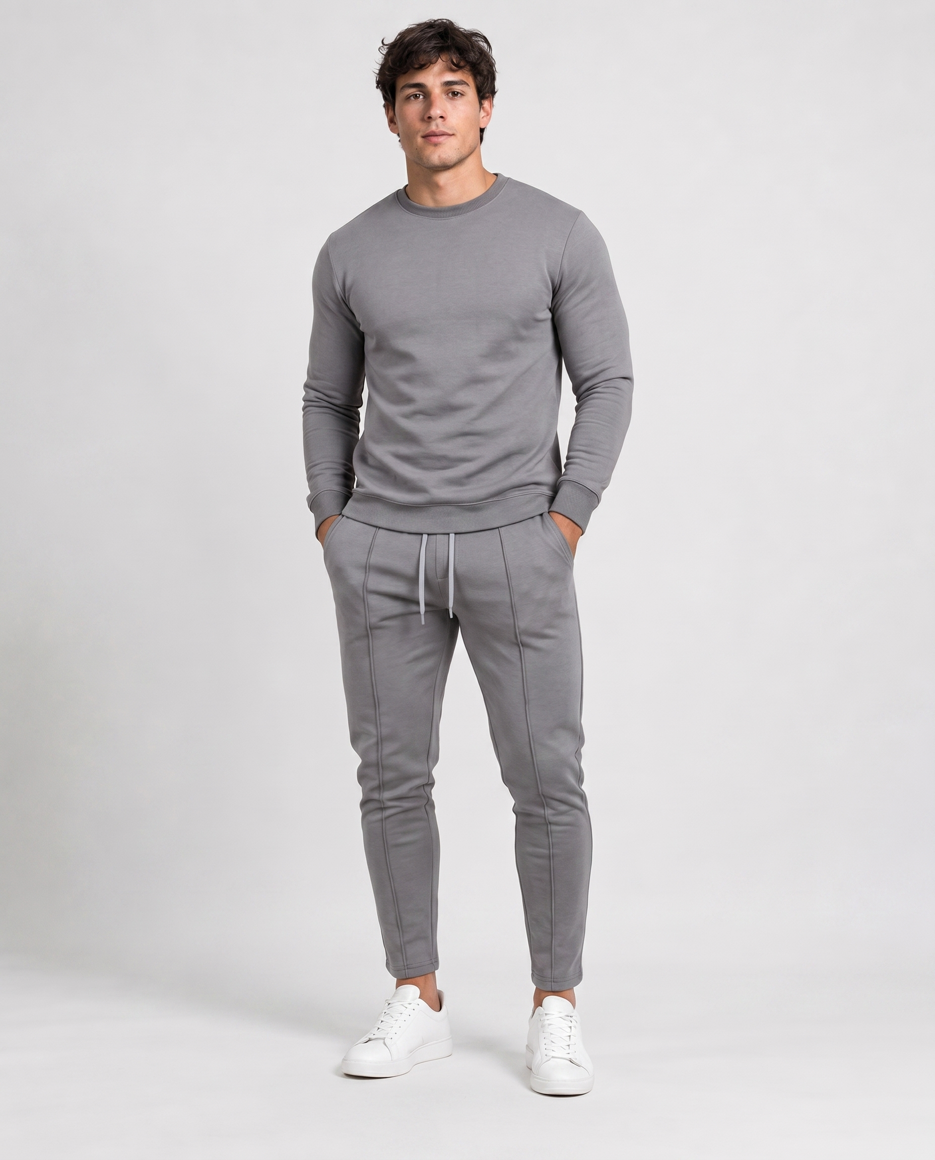 Ensemble Deux Pièces Homme – Coupe Décontractée Design Minimal Pour le Quotidien