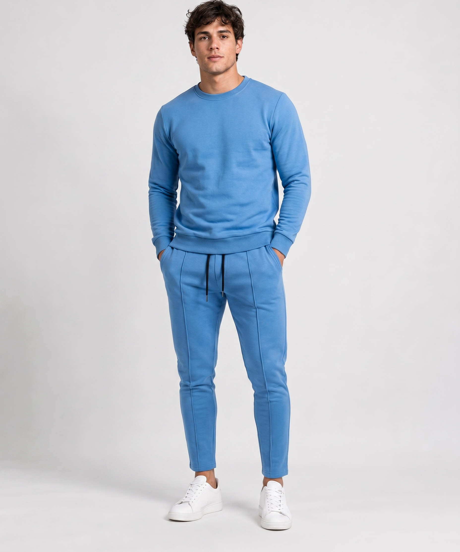 Ensemble Deux Pièces Homme – Coupe Décontractée Design Minimal Pour le Quotidien