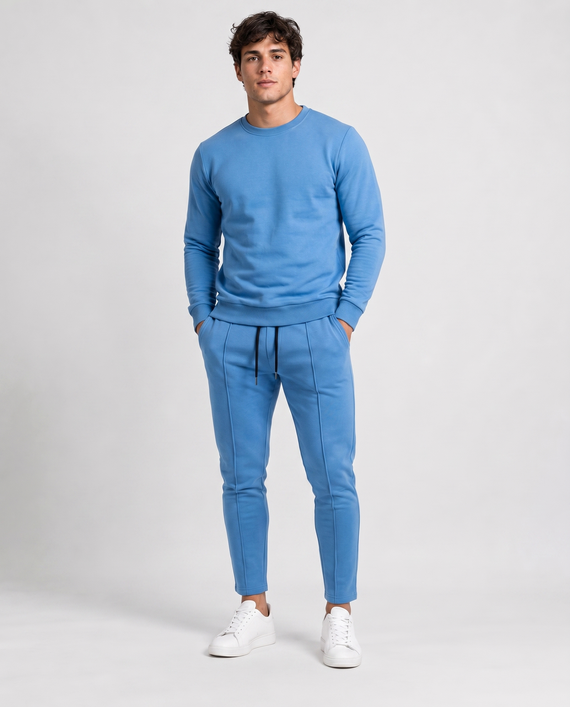 Ensemble Deux Pièces Homme – Coupe Décontractée Design Minimal Pour le Quotidien