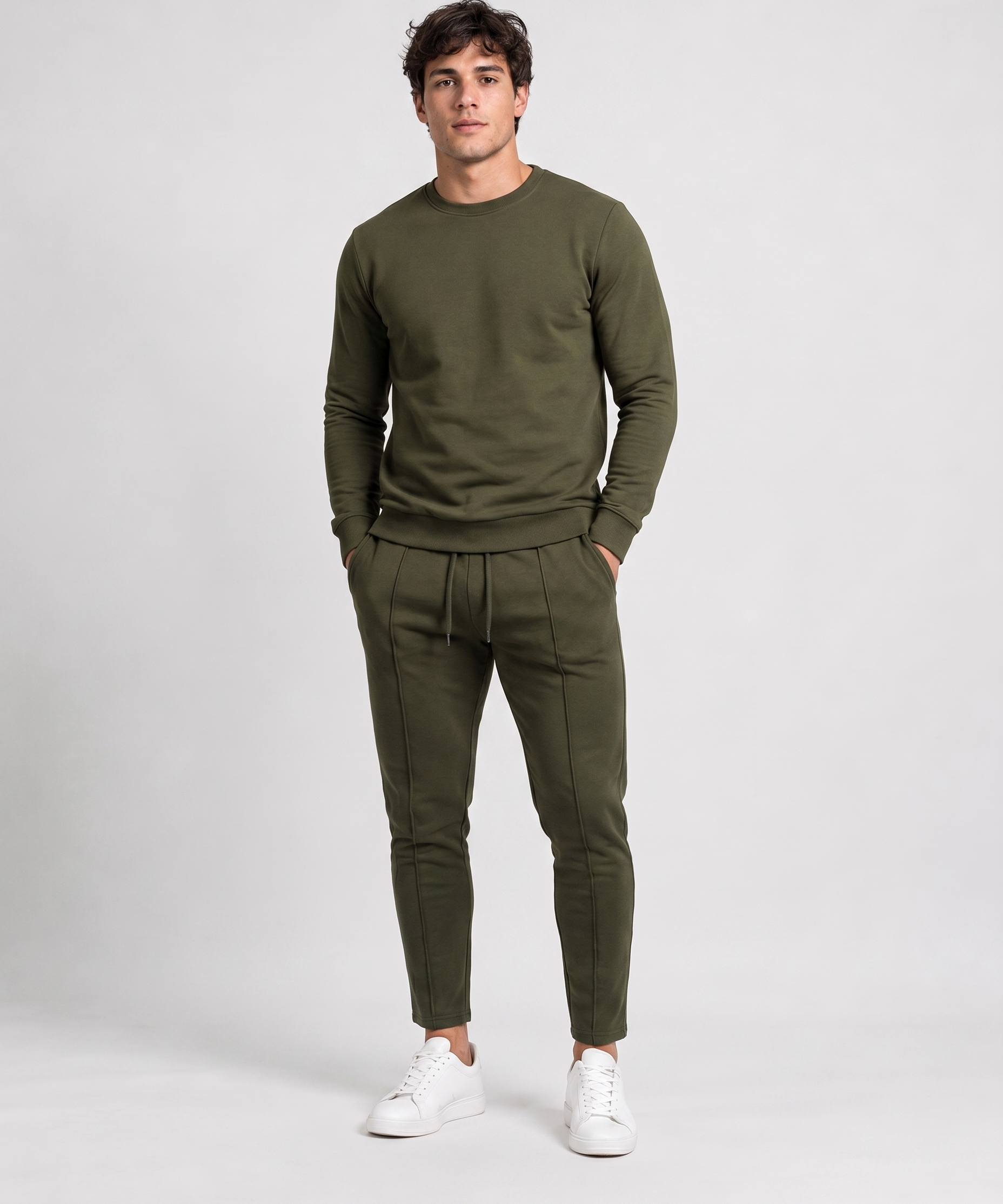 Ensemble Deux Pièces Homme – Coupe Décontractée Design Minimal Pour le Quotidien