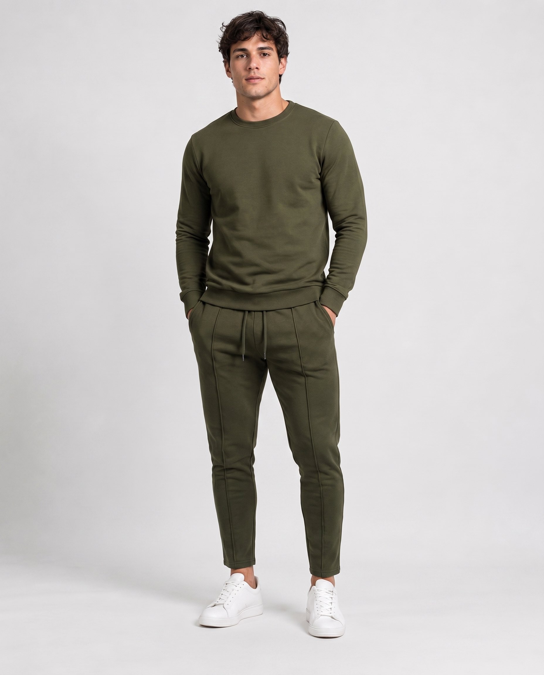 Ensemble Deux Pièces Homme – Coupe Décontractée Design Minimal Pour le Quotidien