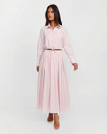Ensemble Jupe Plissée & Blouse Ajustable - Élégant Look Moderne