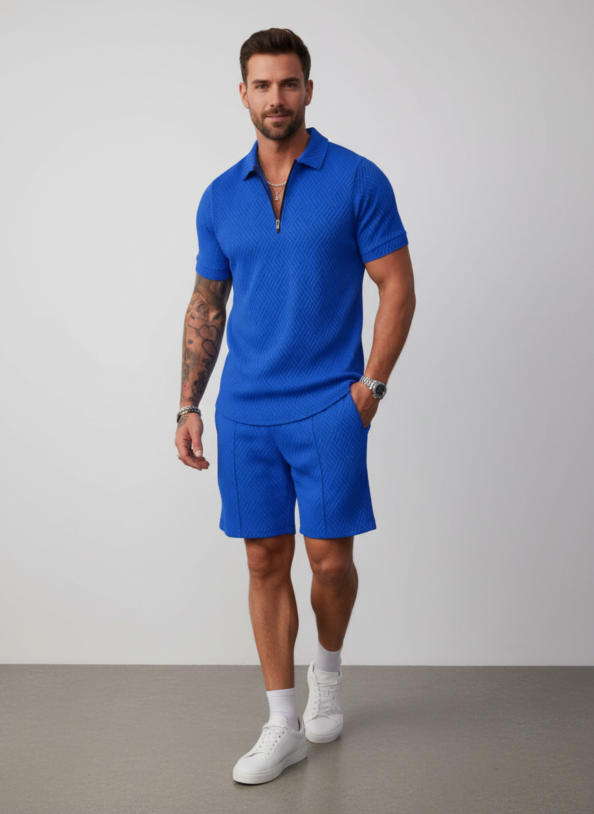 Ensemble Polo et Short – Coupe confortable, tissu respirant, pour le quotidien et les vacances