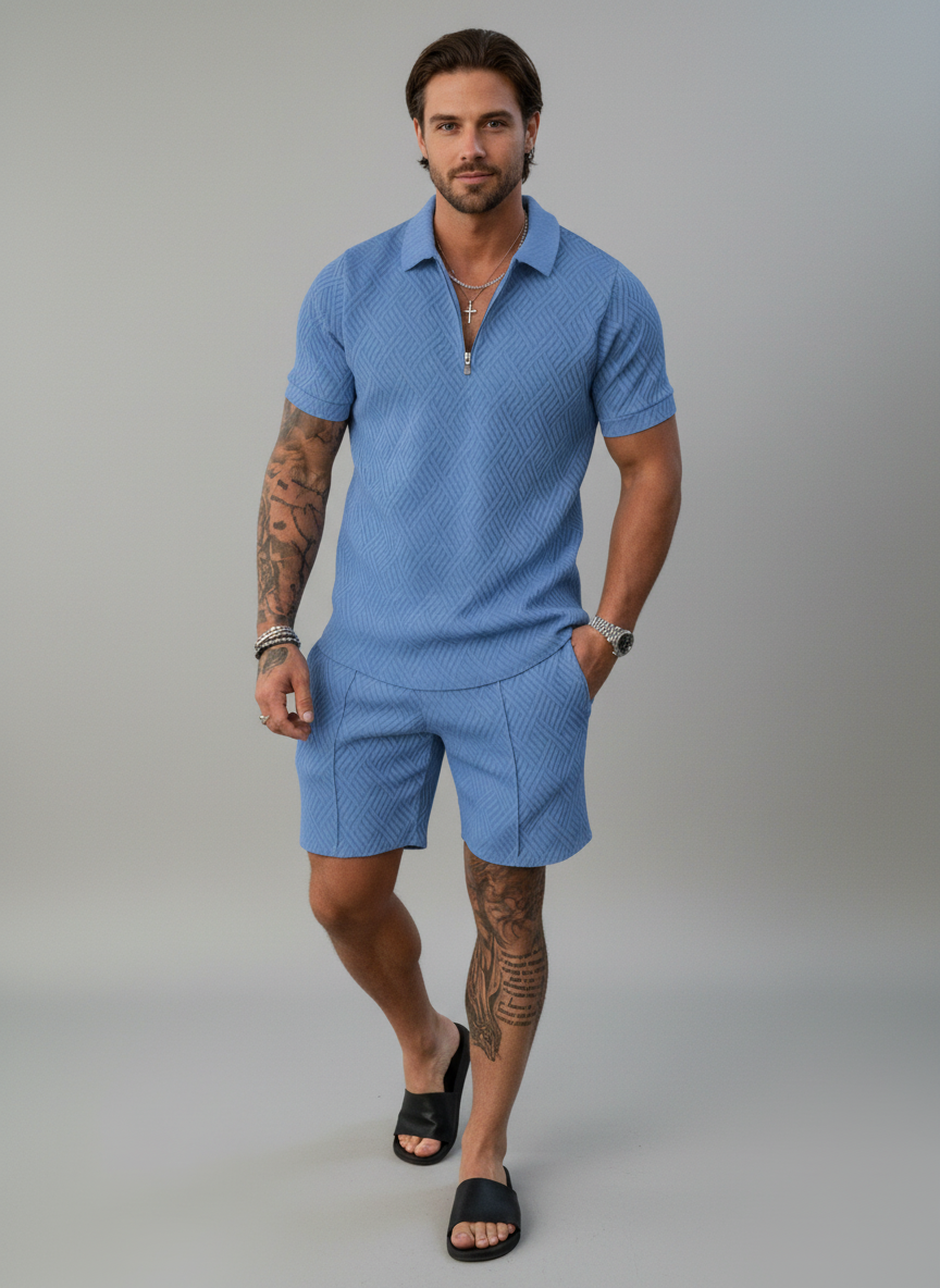 Ensemble Polo et Short – Coupe confortable, tissu respirant, pour le quotidien et les vacances