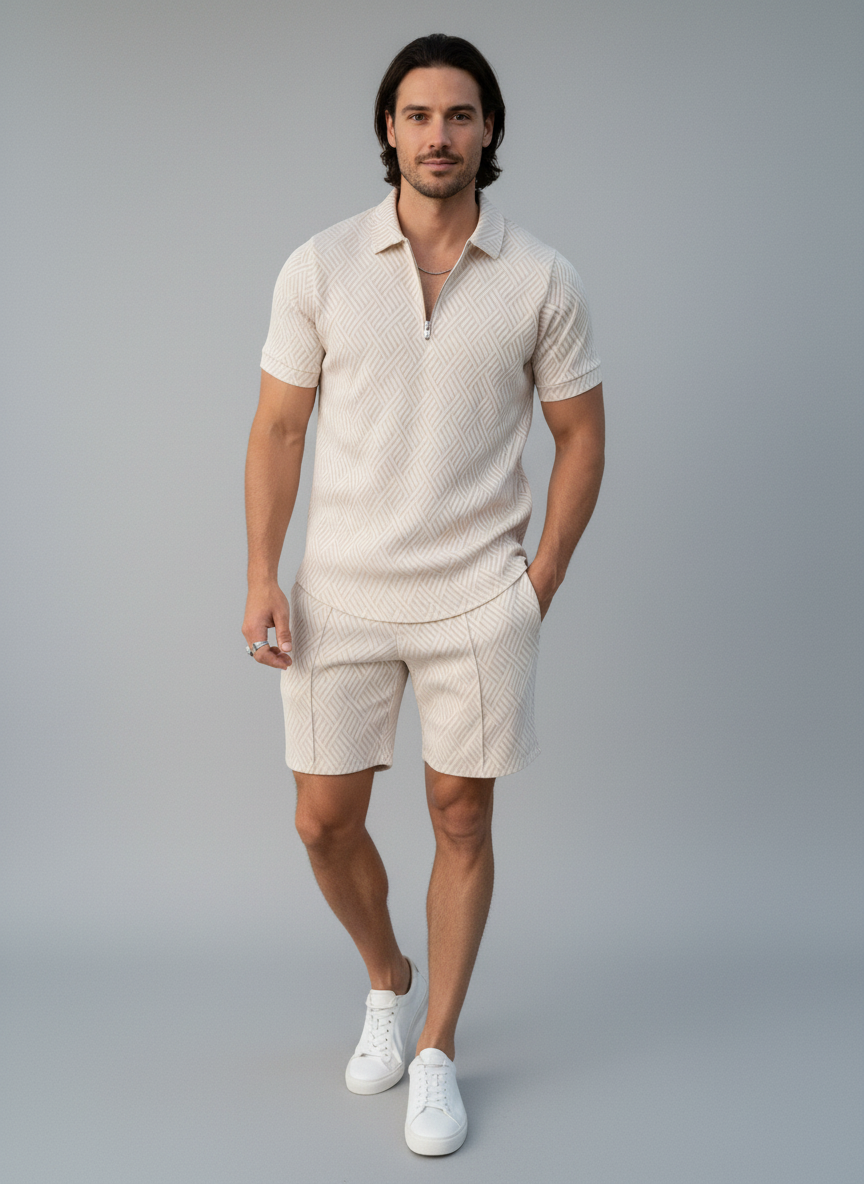 Ensemble Polo et Short – Coupe confortable, tissu respirant, pour le quotidien et les vacances