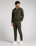 Ensemble Tech de Luxe Homme – Ensemble Deux Pièces Coupe Regular à Col Montant