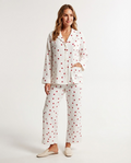 Ensemble de pyjama femme imprimé – Pantalon large, taille élastiquée, coupe décontractée
