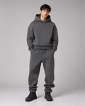 Ensemble deux pièces femme – Coupe oversize, sweat à capuche, style casual