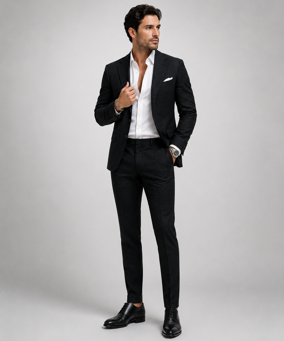 Ensemble en Lin pour Homme – Blazer Slim Fit, Coupe Élancée, Pour Mariage et Cérémonie