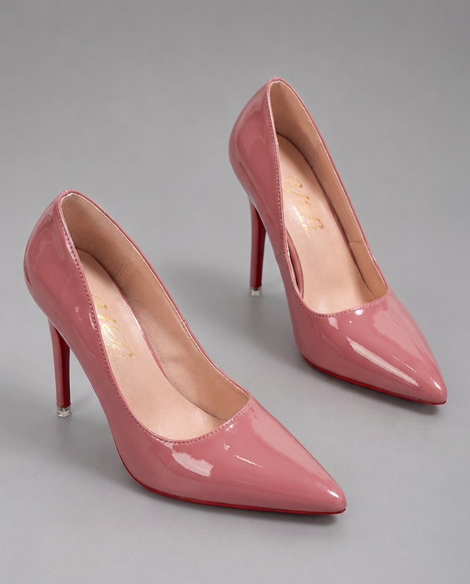 Escarpins à talons aiguilles en PU pour femme – tige basse, talon haut, soirée et bureau