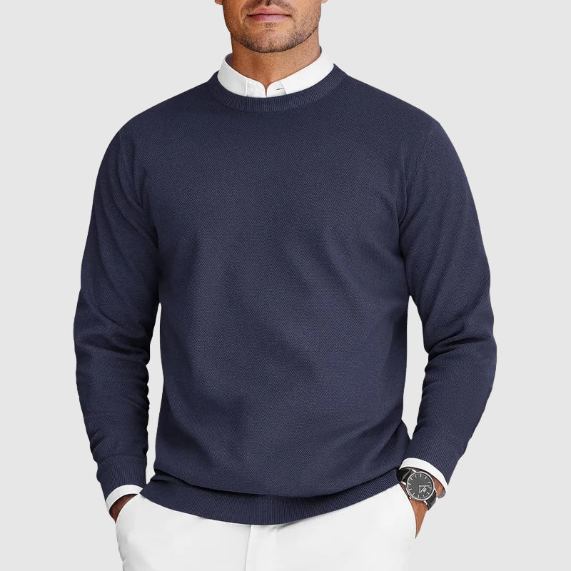 Pull Décontracté Homme à Col Rond