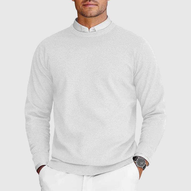 Pull Décontracté Homme à Col Rond