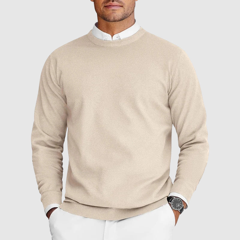 Pull Décontracté Homme à Col Rond