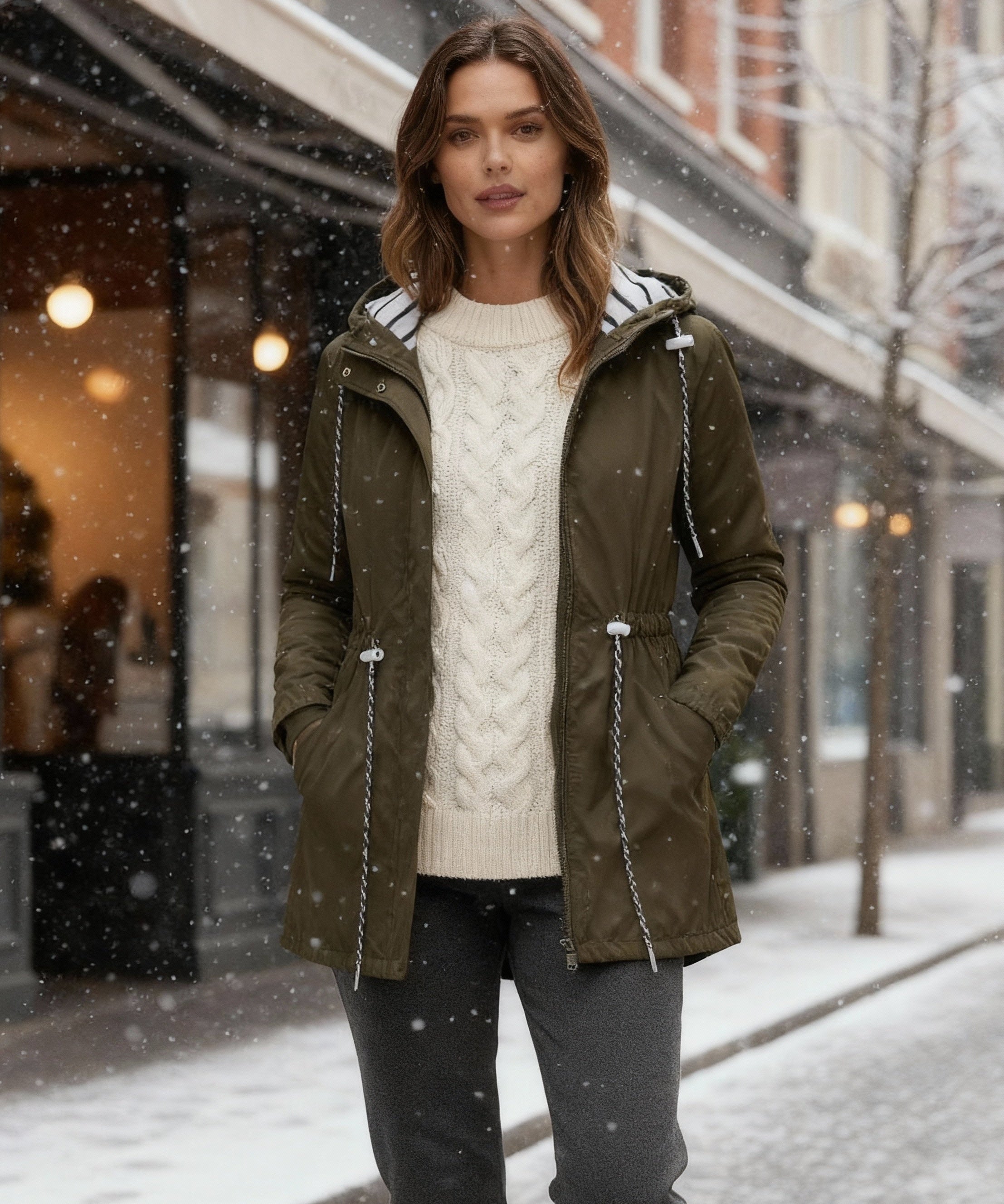 Veste Longue Imperméable pour Toutes les Saisons