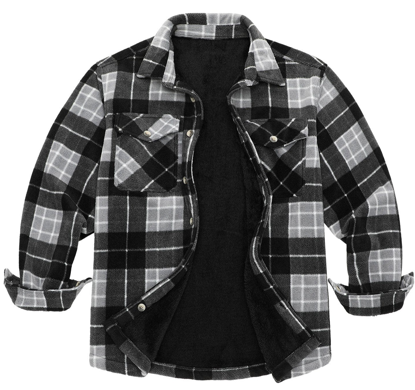 Chemise à carreaux doublée chaude – 5 modèles disponibles