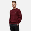 Pull Classique Homme en Coton Doux à Rayures