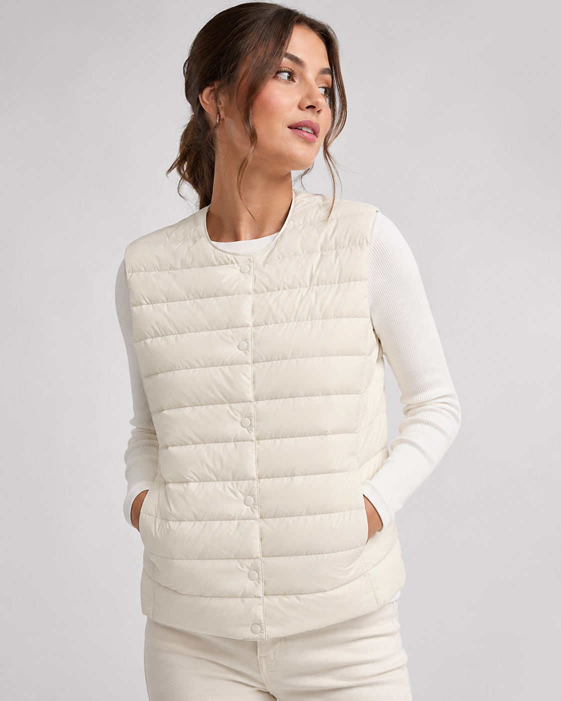 Gilet Matelassé Sans Manches – Léger, Pliable et Isolant pour le Quotidien Moderne