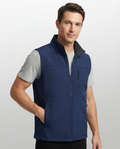 Gilet sans manches homme – Doublure en laine, fermeture complète, style décontracté