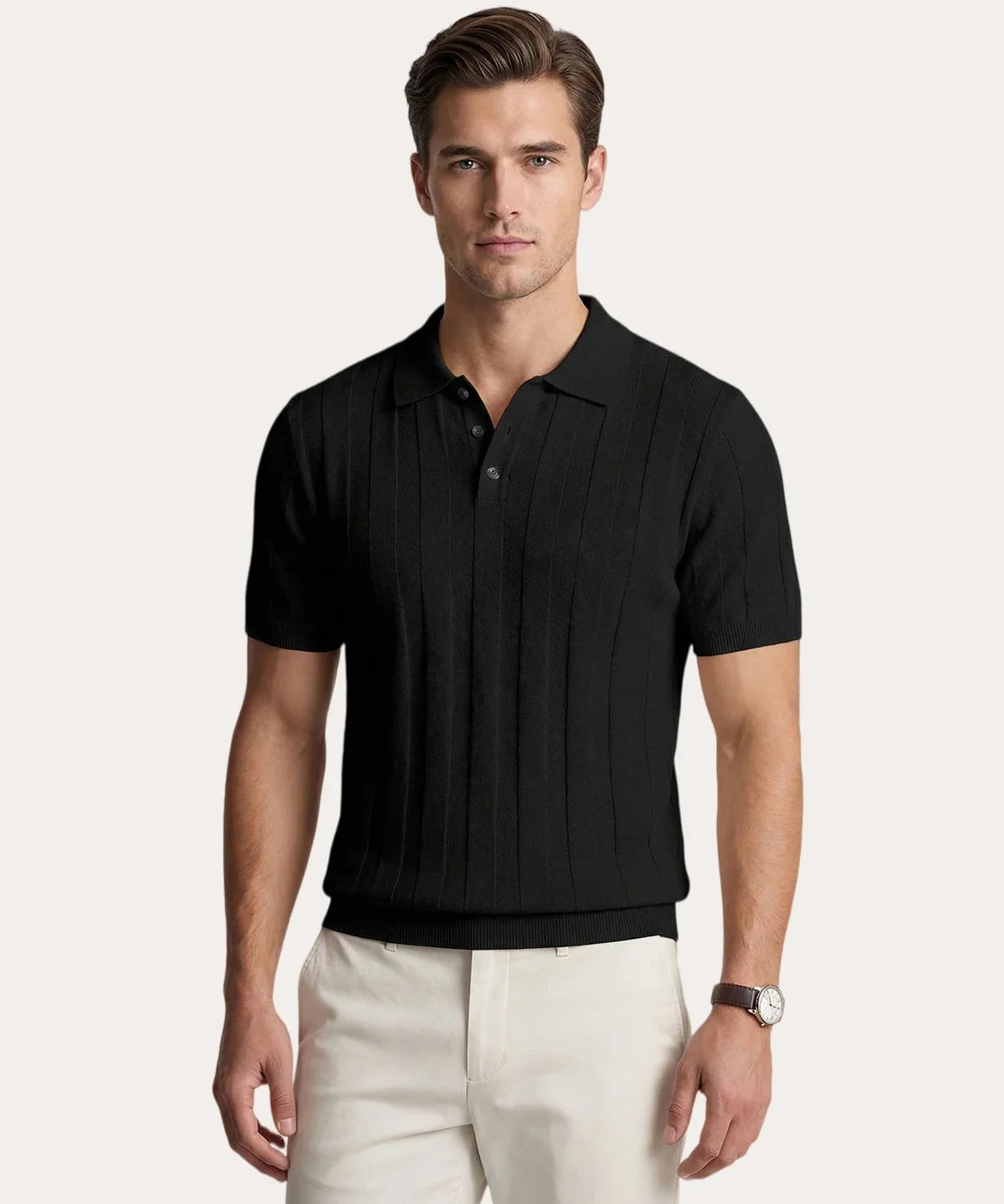 T-shirt Polo – Tissu léger, manches courtes, pour le quotidien et les styles urbains