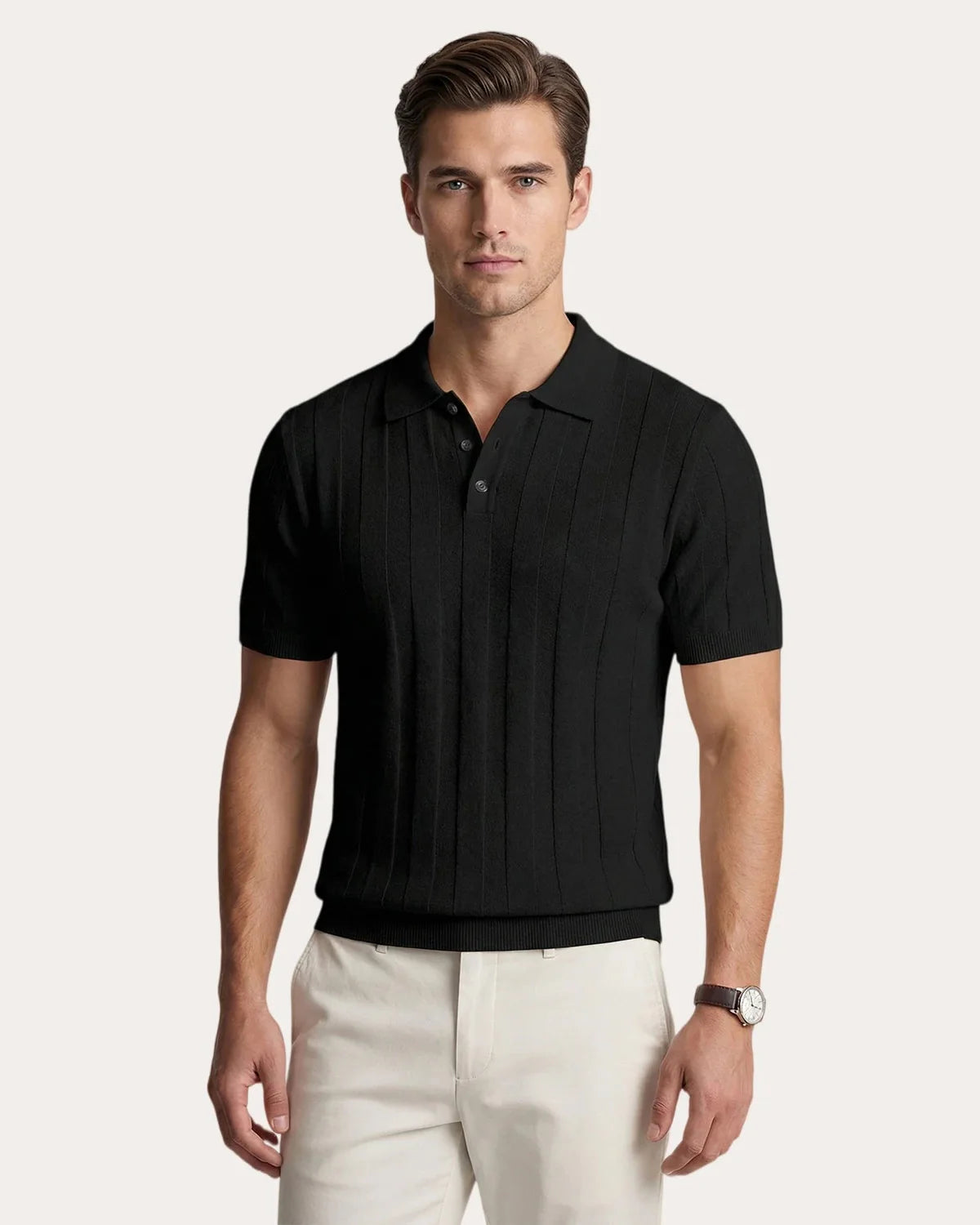 T-shirt Polo – Tissu léger, manches courtes, pour le quotidien et les styles urbains