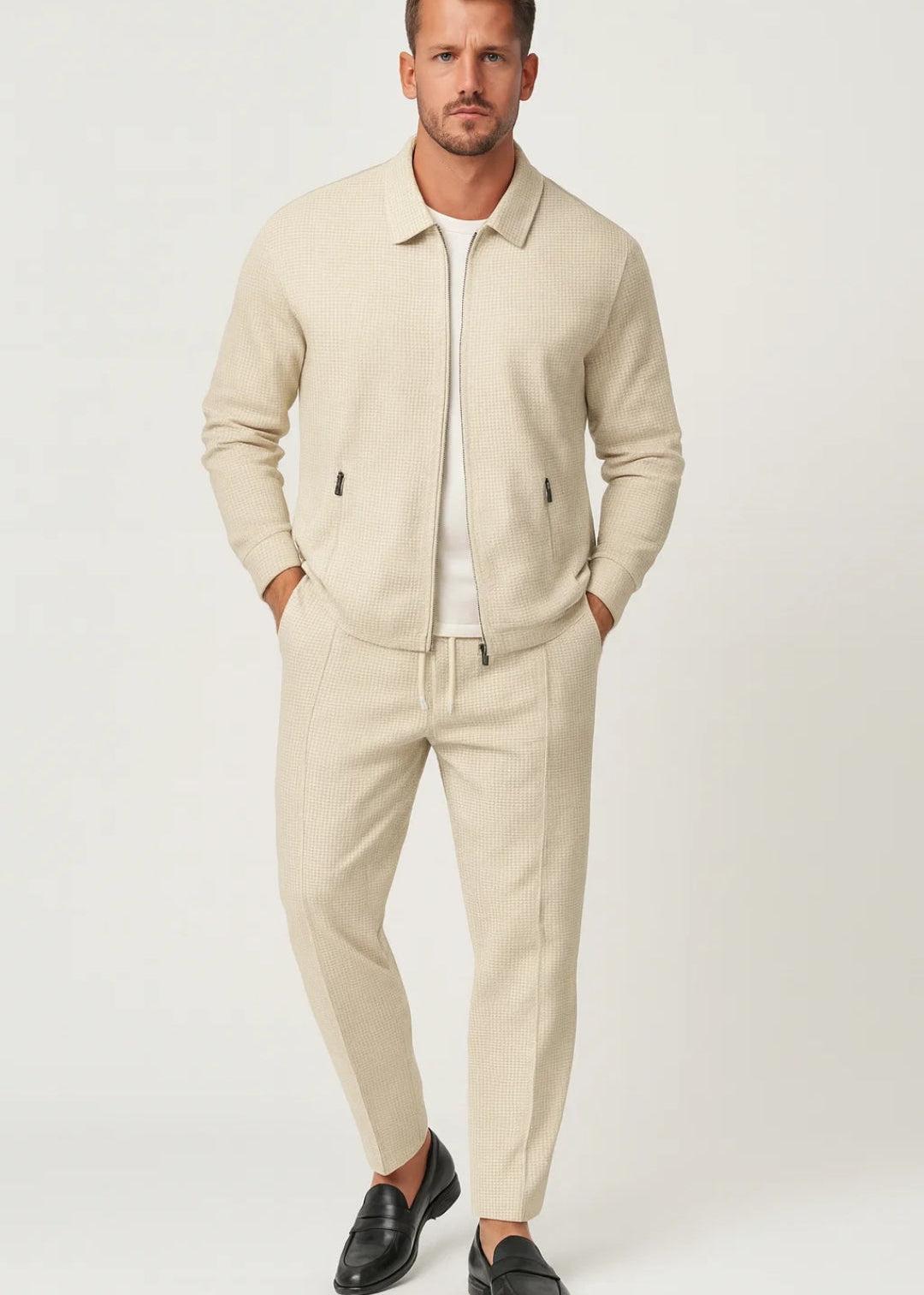 Ensemble deux pièces zippé