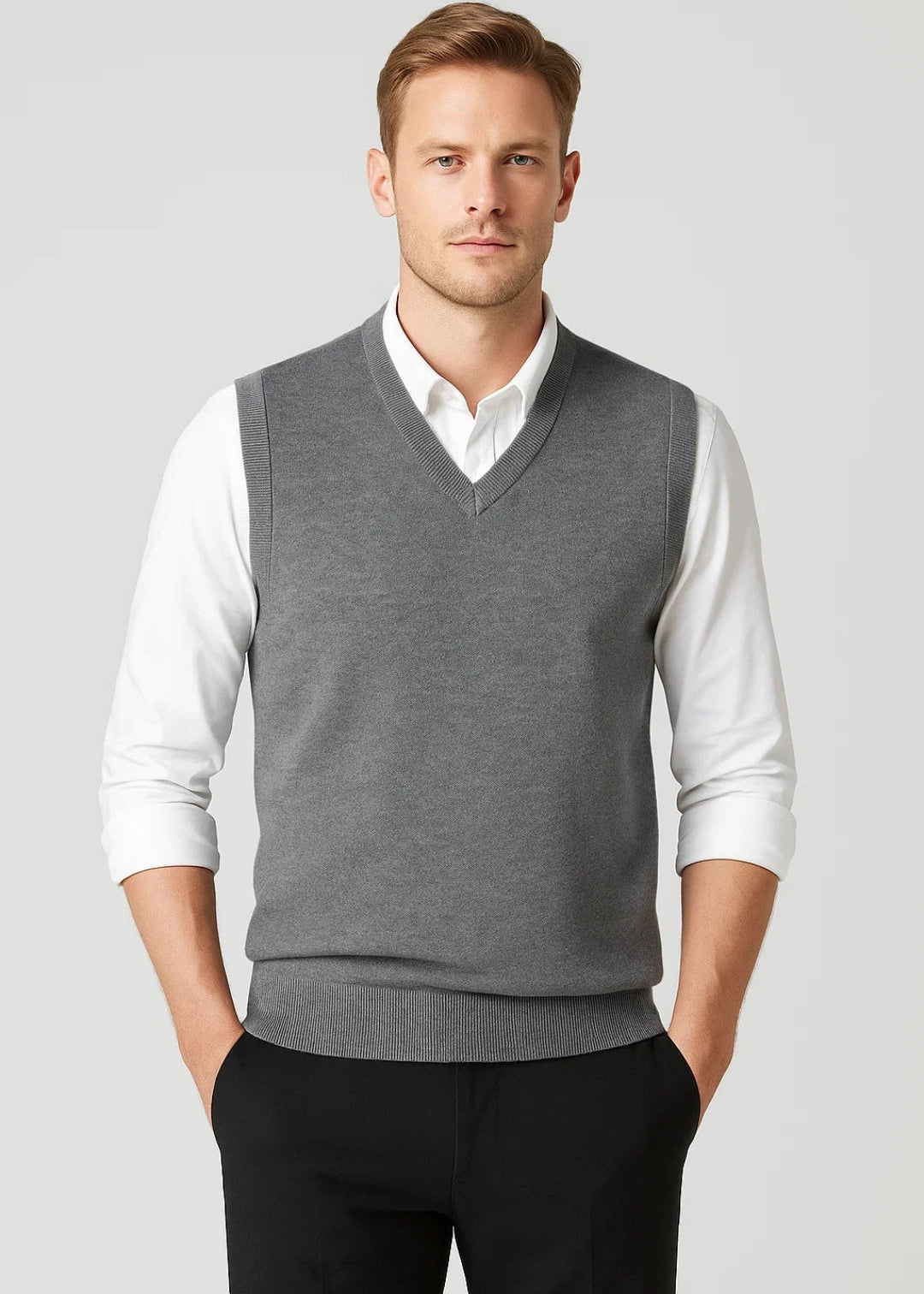 Pull col V coupe confortable