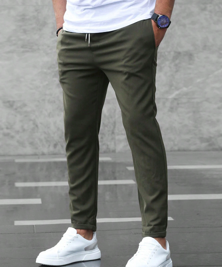 Pantalon de jogging slim fit avec taille ajustable