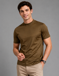 T-shirt Mercerisé Respirant – Coupe Ajustée en Coton Premium, Pour le Quotidien