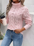 Pull Col Roulé Coton & Maille Chaude