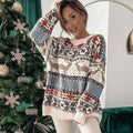 Pull de Noël Renne & Coupe Oversize