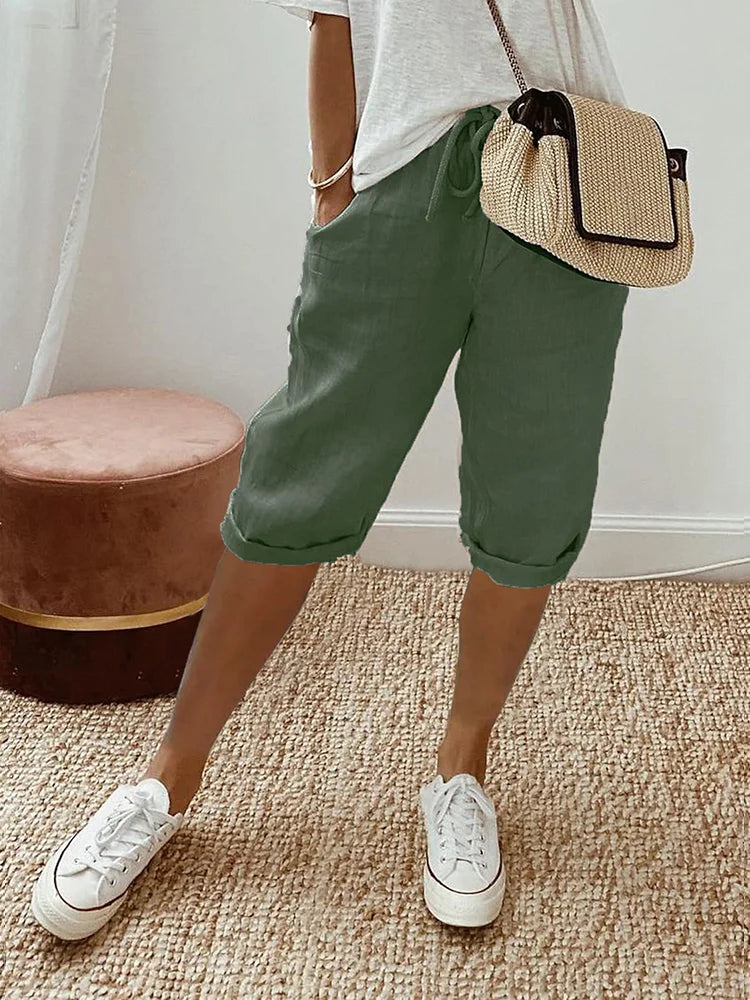 Short en tissu doux et respirant pour femmes