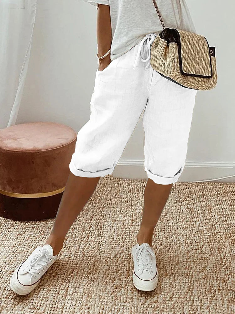 Short en tissu doux et respirant pour femmes