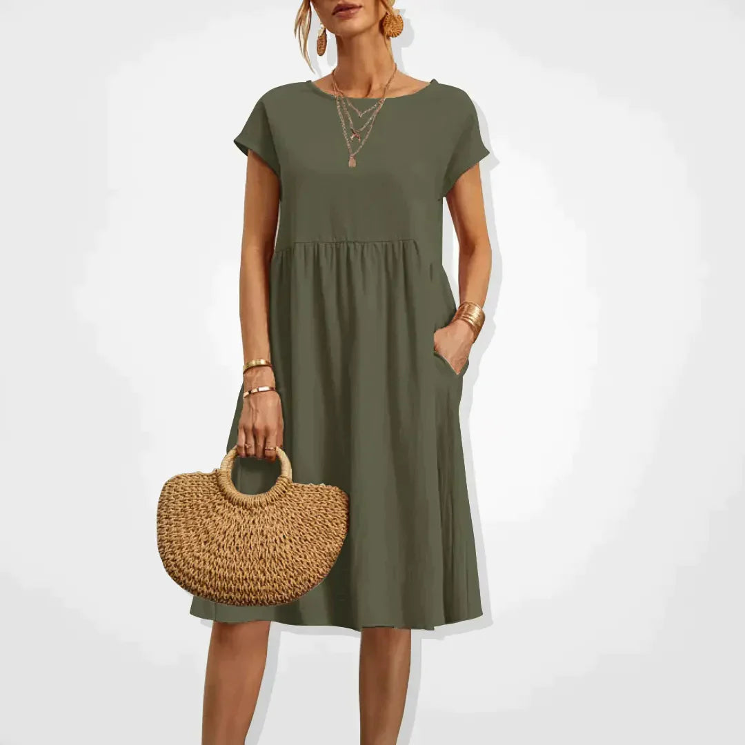 Robe Femme Ibiza, style empire, légère et confortable