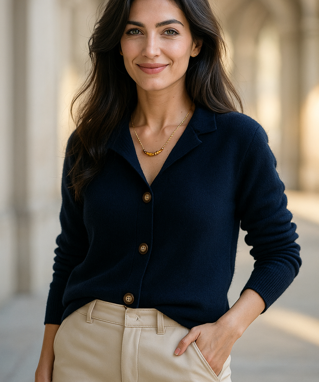 Cardigan Féminin Luxe & Confort