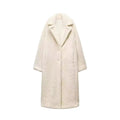 Manteau Teddy Long Femme & Hiver Chaud