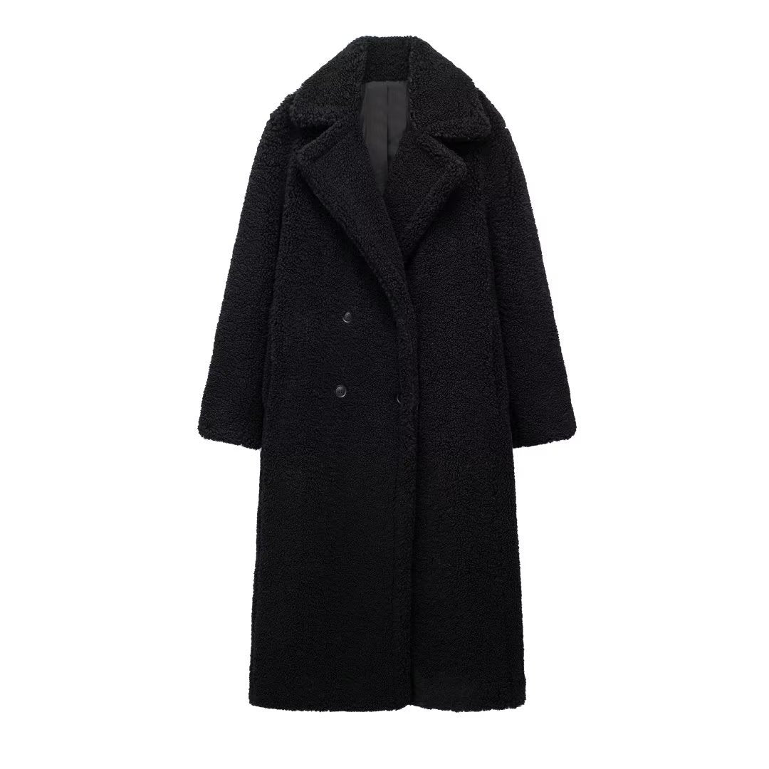 Manteau Teddy Long Femme & Hiver Chaud
