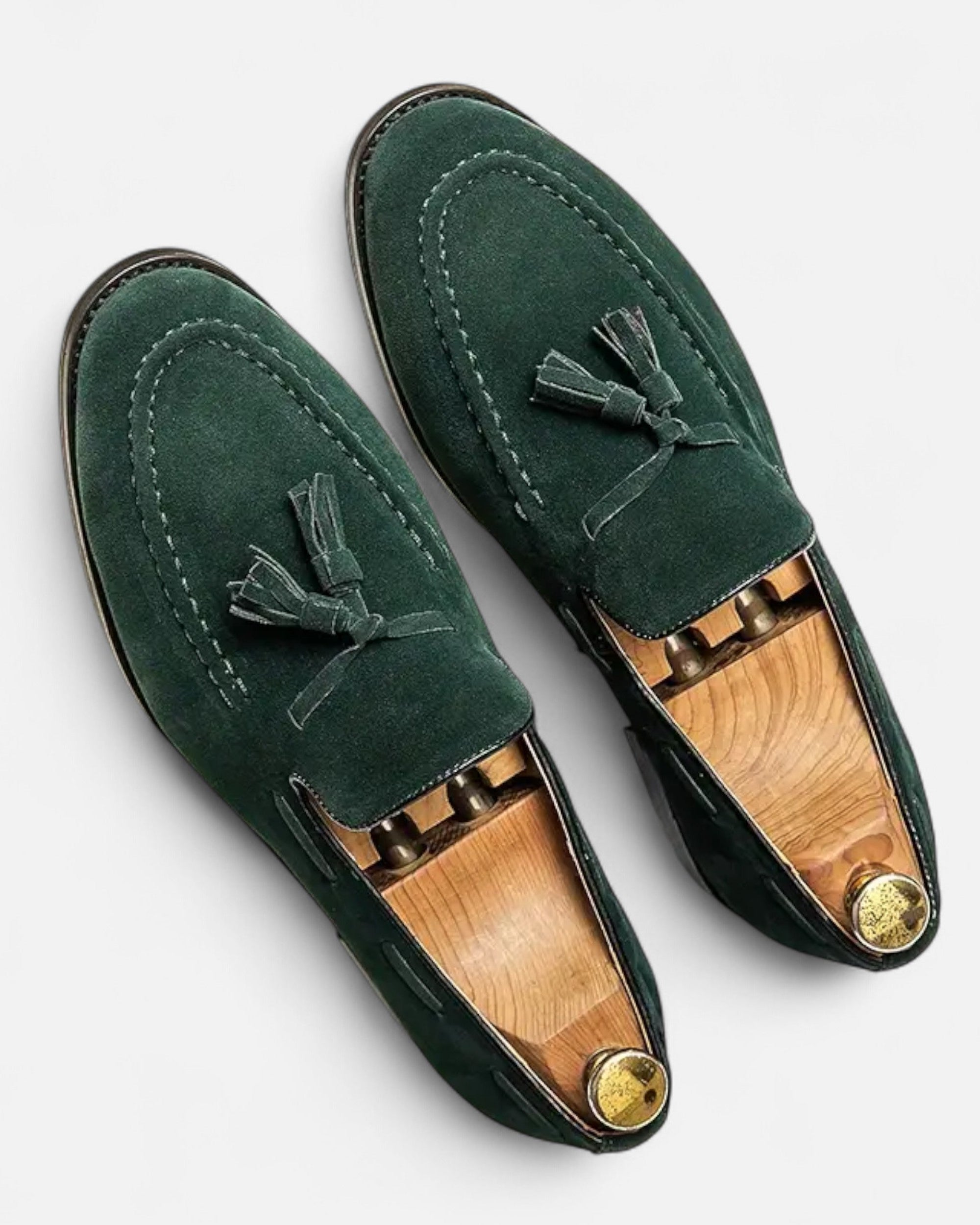Mocassins à Pampilles – Bout Rond Classique, Enfilage Facile, Pour le Quotidien