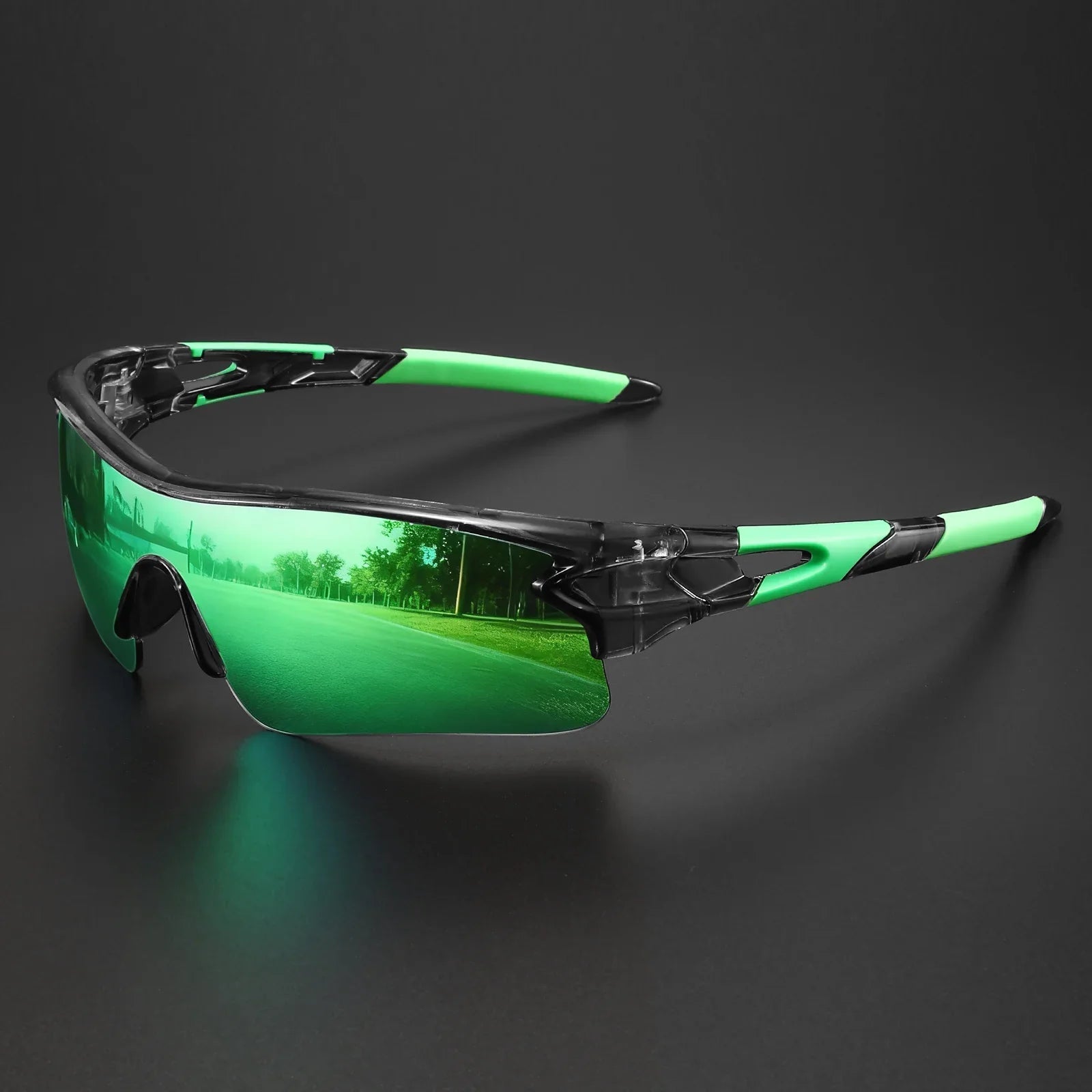 Lunettes de Soleil Sportives – Verres Miroités, Monture Légère, Pour Activités Outdoor